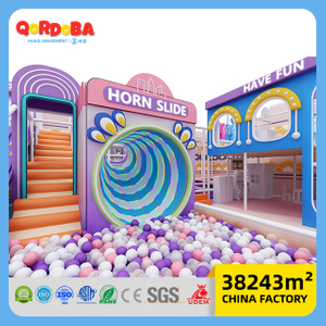 Dreamy Macaron Theme Children Indoor Playground for Family Entertainment Center