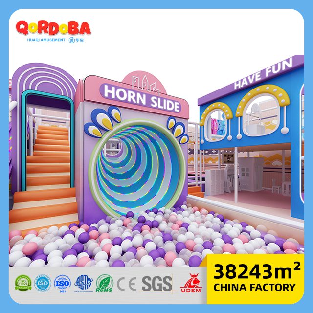 Dreamy Macaron Theme Children Indoor Playground for Family Entertainment Center