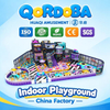 Custom Punk Indoor Playground with Trampolines And Rope Courses for Commercial Entertainment Venues